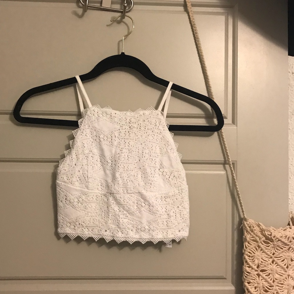 White Crop Top from TopShop